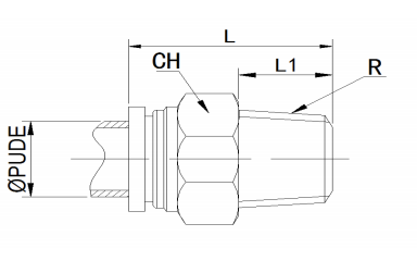 316 Stainless Steel Push Fit Straight Union