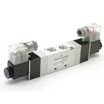 5 Way 3 Position Double Solenoid Valve Closed Centers