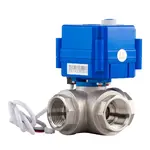 3 Way Auto Return Electric Ball Valve