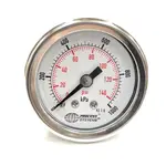 40mm Stainless Steel Liquid Filled Rear Entry Pressure Gauge