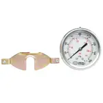 63mm Stainless Steel Liquid Filled Rear Entry Pressure Gauge